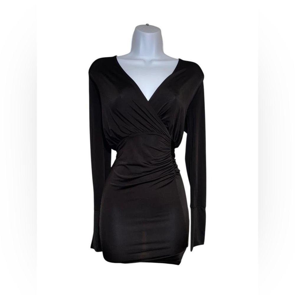Brand new with tags black long sleeve mini dress